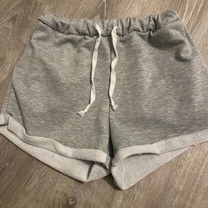 SHEIN grey sweat shorts